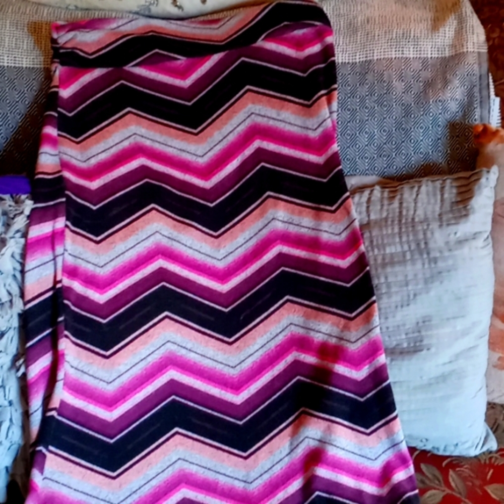 Beautiful, cheveron designed maxi skirt